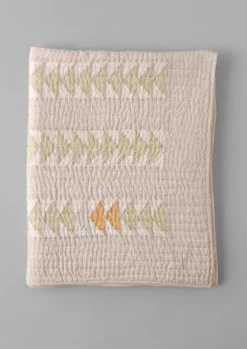 Triangle Patchwork Check Cotton Quilt Textiles|Blankets & Throws