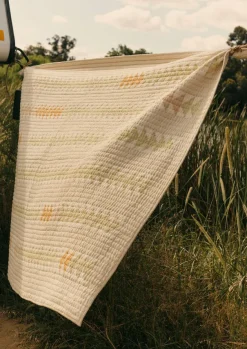 Triangle Patchwork Check Cotton Quilt Textiles|Blankets & Throws