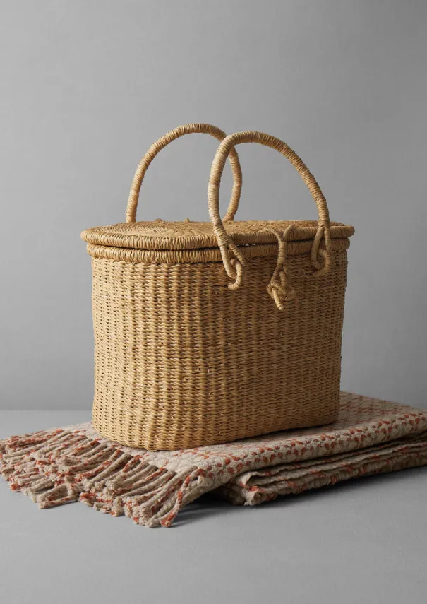 Veta Vera Grass Picnic Basket Baskets