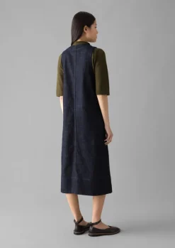 Hot V-Neck Denim Pinafore Dress Women Denim|Workwear