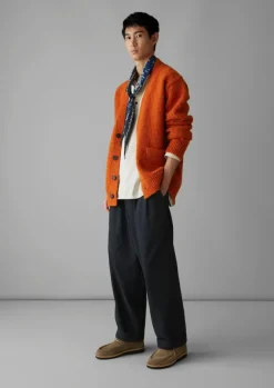 Best V-Neck Donegal Wool Cardigan Knitwear