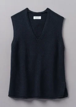 Hot V-Neck Linen Cotton Knitted Tank Women Linen|Loungewear
