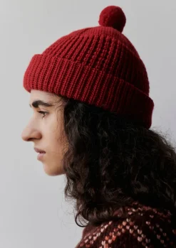 Discount Waffle Stitch Wool Beanie Women Hats, Scarves & Gloves