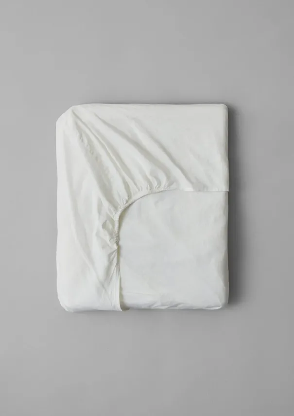 Outlet Washed Linen Cotton Fitted Sheet Textiles|Bed Linen
