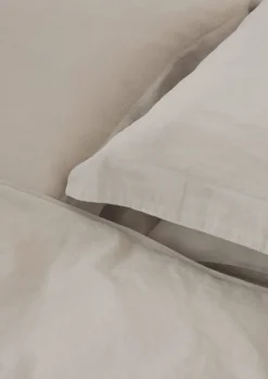 Outlet Washed Linen Cotton Oxford Pillowcase Set Textiles|Bed Linen