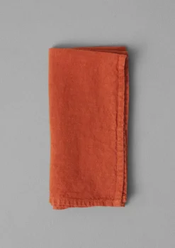 Hot Washed Linen Napkin Textiles|Tableware