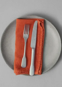 Hot Washed Linen Napkin Textiles|Tableware