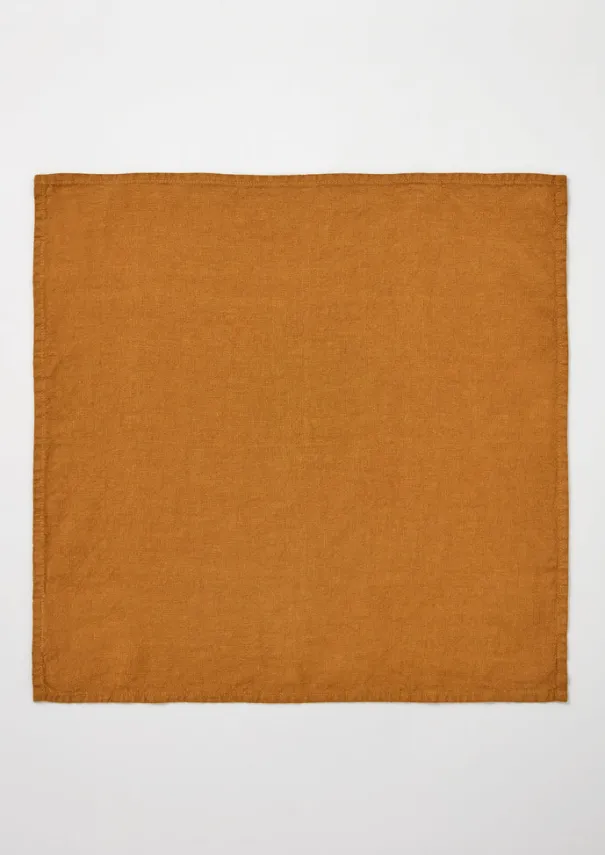 Hot Washed Linen Napkin Textiles|Tableware