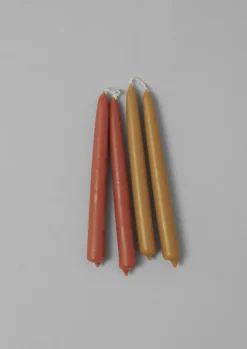 Outlet Wax Atelier Set of Four Dinner Candles Candles & Holders