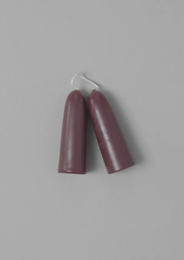 Hot Wax Atelier Set of Two Stubby Candles Candles & Holders