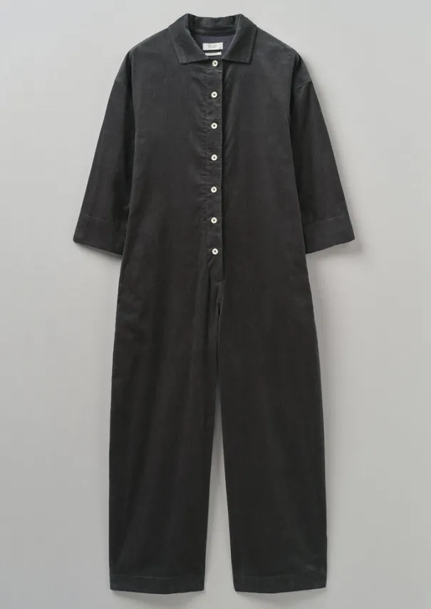 Online Wide Leg Organic Cord Jumpsuit Women Loungewear|Jumpsuits
