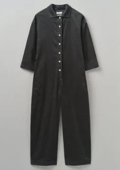Online Wide Leg Organic Cord Jumpsuit Women Loungewear|Jumpsuits