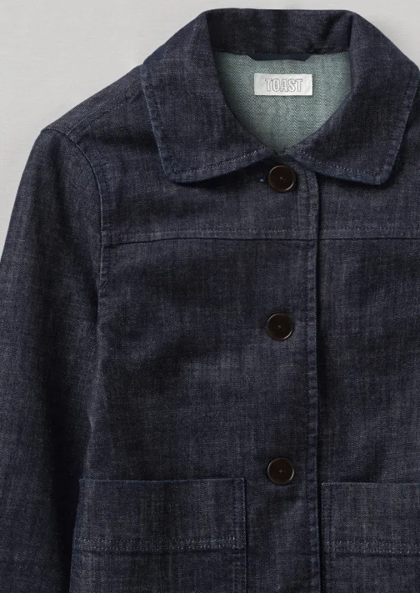 Discount Wide Sleeve Organic Denim Jacket Women Denim|Coats & Jackets