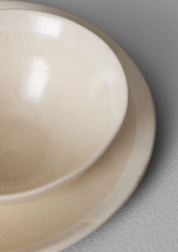 Best Wonki Ware White Wash Pasta Bowl Ceramics|Tableware