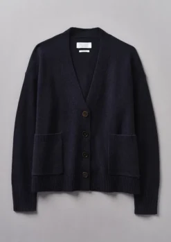 Clearance Wool Cashmere Boxy Cardigan Women Cashmere|Knitwear