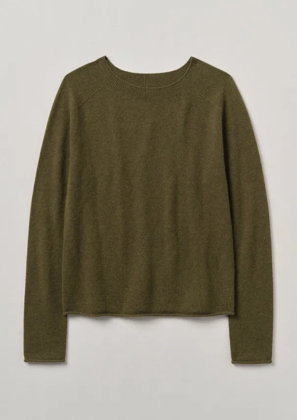 Online Wool Cashmere Neat Sweater Women Knitwear