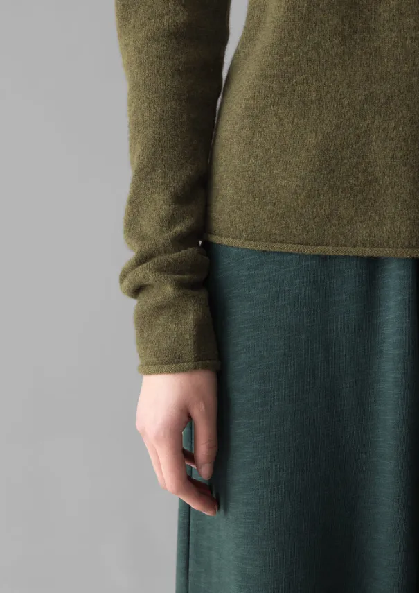 Online Wool Cashmere Neat Sweater Women Knitwear