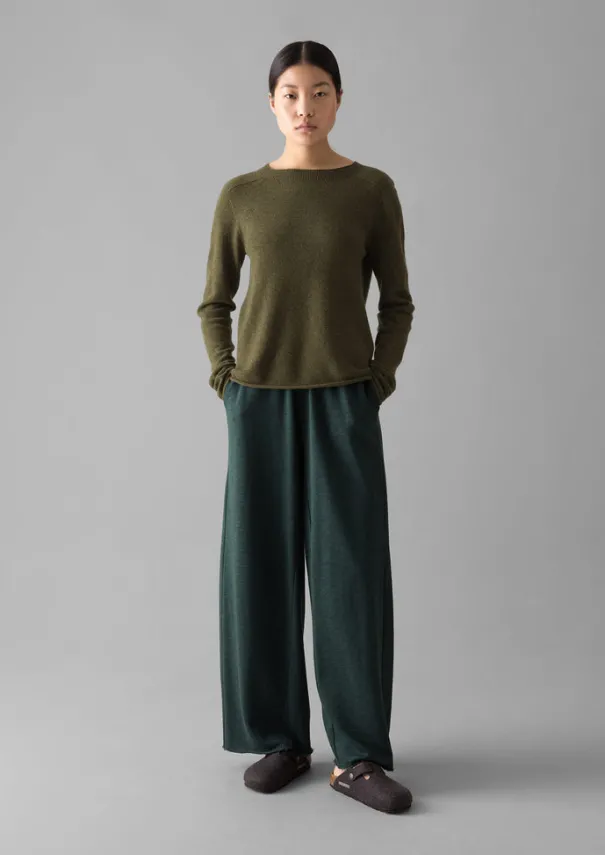 Online Wool Cashmere Neat Sweater Women Knitwear