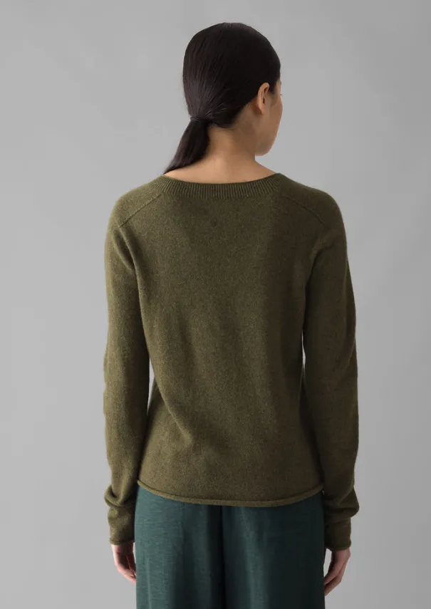 Online Wool Cashmere Neat Sweater Women Knitwear