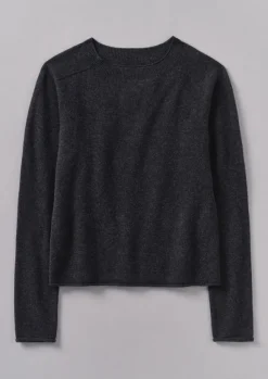 Outlet Wool Cashmere Neat Sweater Women Loungewear|Knitwear