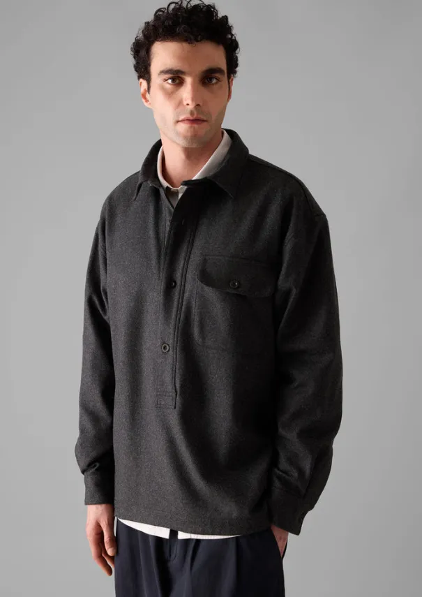 Wool Cashmere Overshirt Shirts