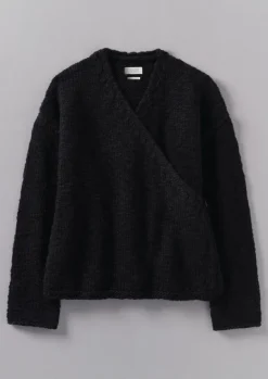 Sale Wool Knitted Wrap Jacket Women Jersey|Loungewear