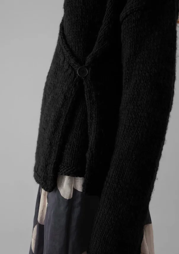 Sale Wool Knitted Wrap Jacket Women Jersey|Loungewear