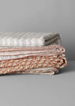 Best Zig Zag Block Print Cotton Quilt Textiles|Blankets & Throws