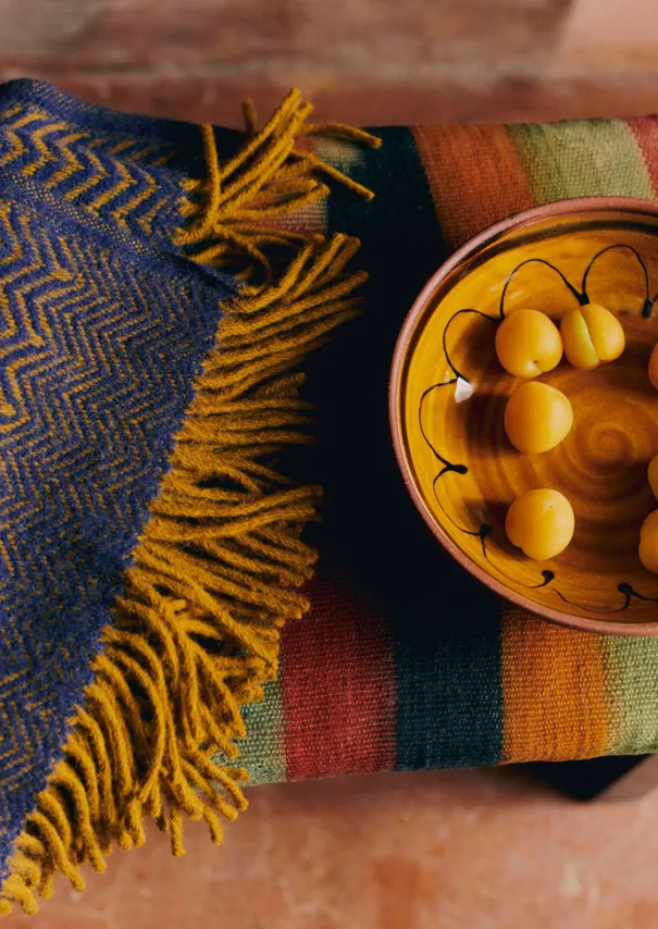 Sale Zig Zag Wool Blanket Textiles|Blankets & Throws