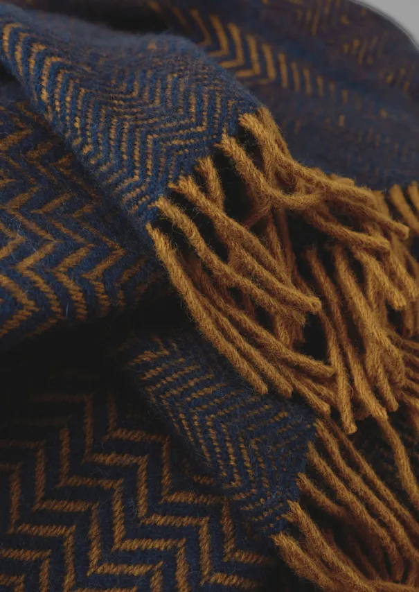 Sale Zig Zag Wool Blanket Textiles|Blankets & Throws